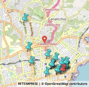 Mappa Via Colle del Pino, 95126 Catania CT, Italia (1.425)