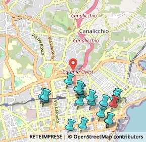 Mappa Via Colle del Pino, 95126 Catania CT, Italia (1.40105)