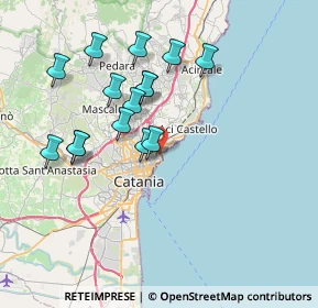 Mappa Via dei Conzari, 95126 Catania CT, Italia (7.89267)