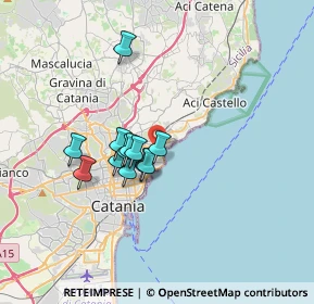 Mappa Via dei Conzari, 95126 Catania CT, Italia (2.815)