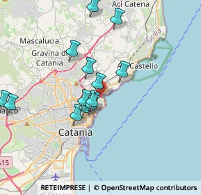 Mappa Via dei Conzari, 95126 Catania CT, Italia (3.85769)