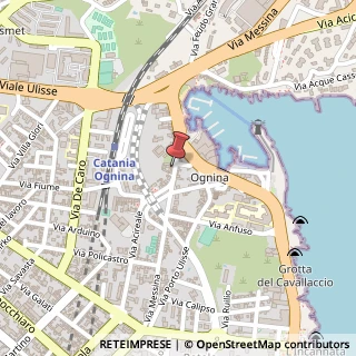 Mappa Via Messina, 593, 95126 Catania, Catania (Sicilia)