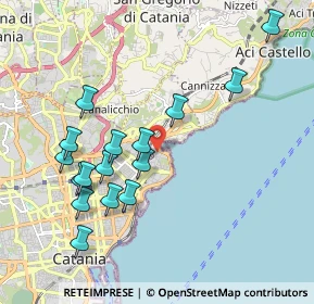 Mappa Via dei Conzari, 95126 Catania CT, Italia (2.24875)