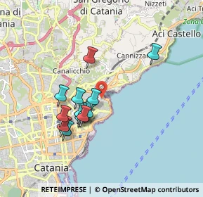 Mappa Via dei Conzari, 95126 Catania CT, Italia (1.72385)