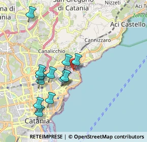 Mappa Via dei Conzari, 95126 Catania CT, Italia (2.01769)