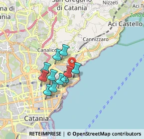 Mappa Via dei Conzari, 95126 Catania CT, Italia (1.46364)