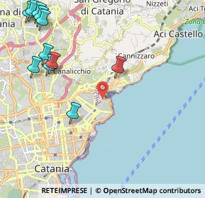 Mappa Via dei Conzari, 95126 Catania CT, Italia (3.21818)