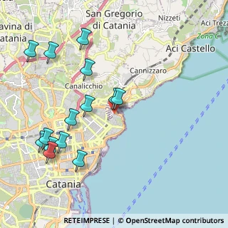 Mappa Via dei Conzari, 95126 Catania CT, Italia (2.59071)