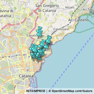 Mappa Via dei Conzari, 95126 Catania CT, Italia (1.358)