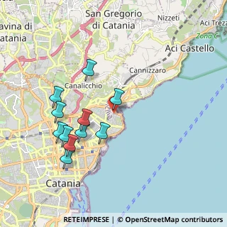 Mappa Via dei Conzari, 95126 Catania CT, Italia (2.12909)