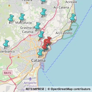 Mappa Via Emilio Praga, 95126 Catania CT, Italia (4.88417)