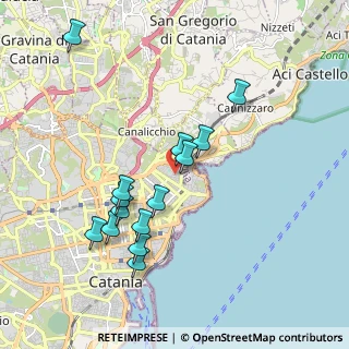 Mappa Via Emilio Praga, 95126 Catania CT, Italia (2.09714)