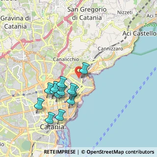 Mappa Via Emilio Praga, 95126 Catania CT, Italia (2.05)