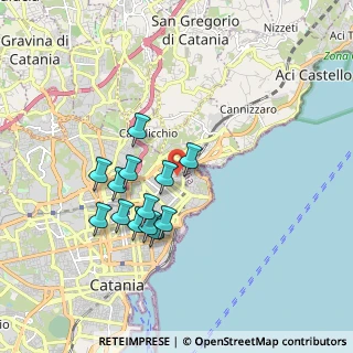 Mappa Via Emilio Praga, 95126 Catania CT, Italia (1.76615)