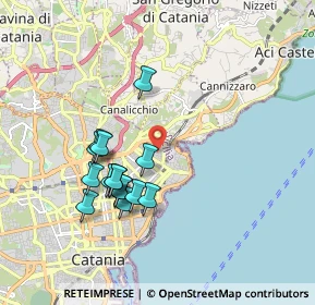 Mappa Via Emilio Praga, 95126 Catania CT, Italia (1.89)