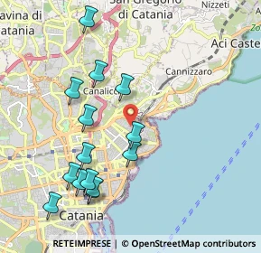 Mappa Via Emilio Praga, 95126 Catania CT, Italia (2.38143)