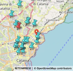 Mappa Via Emilio Praga, 95126 Catania CT, Italia (2.3495)