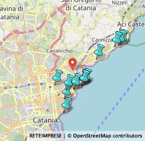 Mappa Via Emilio Praga, 95126 Catania CT, Italia (1.76357)