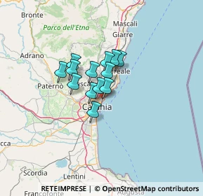 Mappa 95126 Catania CT, Italia (8.38385)