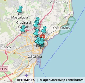 Mappa 95126 Catania CT, Italia (2.61909)