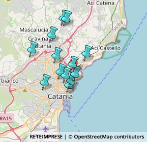 Mappa 95126 Catania CT, Italia (3.07692)