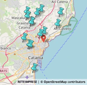 Mappa 95126 Catania CT, Italia (4.32857)