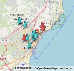 Mappa 95126 Catania CT, Italia (2.78333)