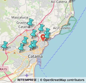 Mappa 95126 Catania CT, Italia (4.29167)