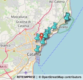 Mappa 95126 Catania CT, Italia (2.83909)