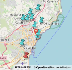 Mappa 95126 Catania CT, Italia (3.63727)