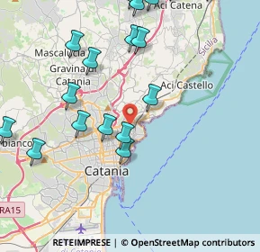 Mappa 95126 Catania CT, Italia (5.88895)
