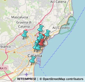 Mappa 95126 Catania CT, Italia (2.09833)