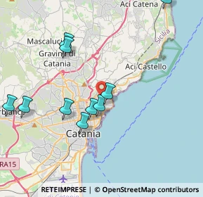 Mappa 95126 Catania CT, Italia (5.13182)