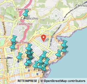Mappa 95126 Catania CT, Italia (1.321)