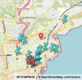 Mappa 95126 Catania CT, Italia (1.2435)