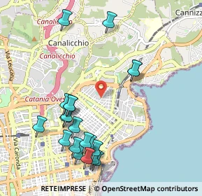 Mappa 95126 Catania CT, Italia (1.2605)
