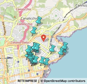 Mappa 95126 Catania CT, Italia (1.052)