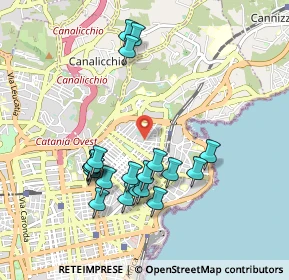 Mappa 95126 Catania CT, Italia (1.0595)