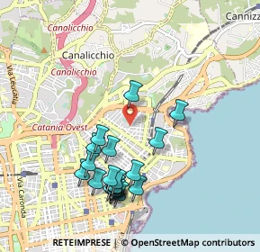 Mappa 95126 Catania CT, Italia (1.1055)