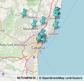 Mappa 95126 Catania CT, Italia (6.86083)