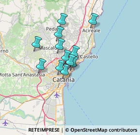 Mappa 95126 Catania CT, Italia (5.25667)
