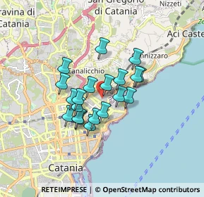 Mappa 95126 Catania CT, Italia (1.3765)