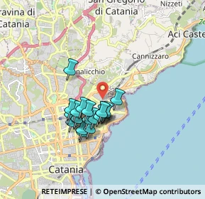 Mappa 95126 Catania CT, Italia (1.4995)