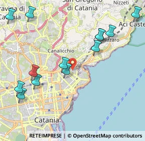 Mappa 95126 Catania CT, Italia (2.78154)