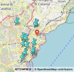 Mappa 95126 Catania CT, Italia (2.105)