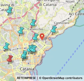 Mappa 95126 Catania CT, Italia (2.53417)
