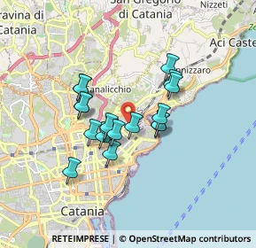 Mappa 95126 Catania CT, Italia (1.47667)