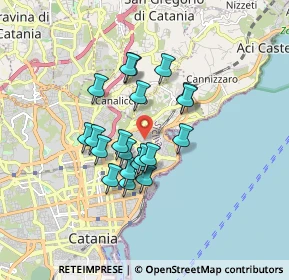 Mappa 95126 Catania CT, Italia (1.4965)