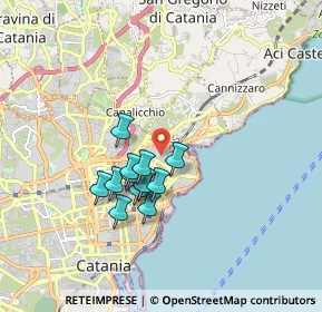 Mappa 95126 Catania CT, Italia (1.51231)
