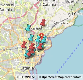 Mappa 95126 Catania CT, Italia (1.66889)